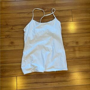 Lululemon white racer back tank top In